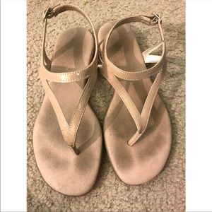 Nude sandals